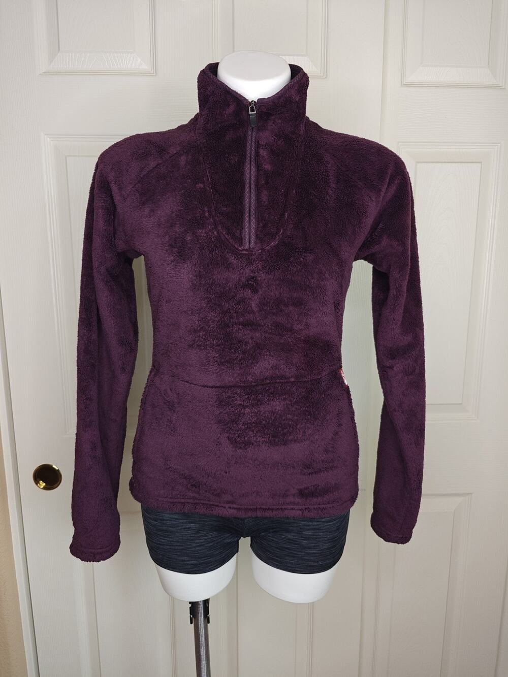 The North Face Mossbud Fleece 1/4 Zip Pullover Top Style ABXM sz S